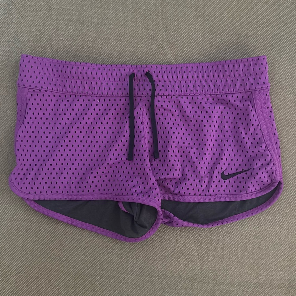 Nike size small purple and black workout short shorts